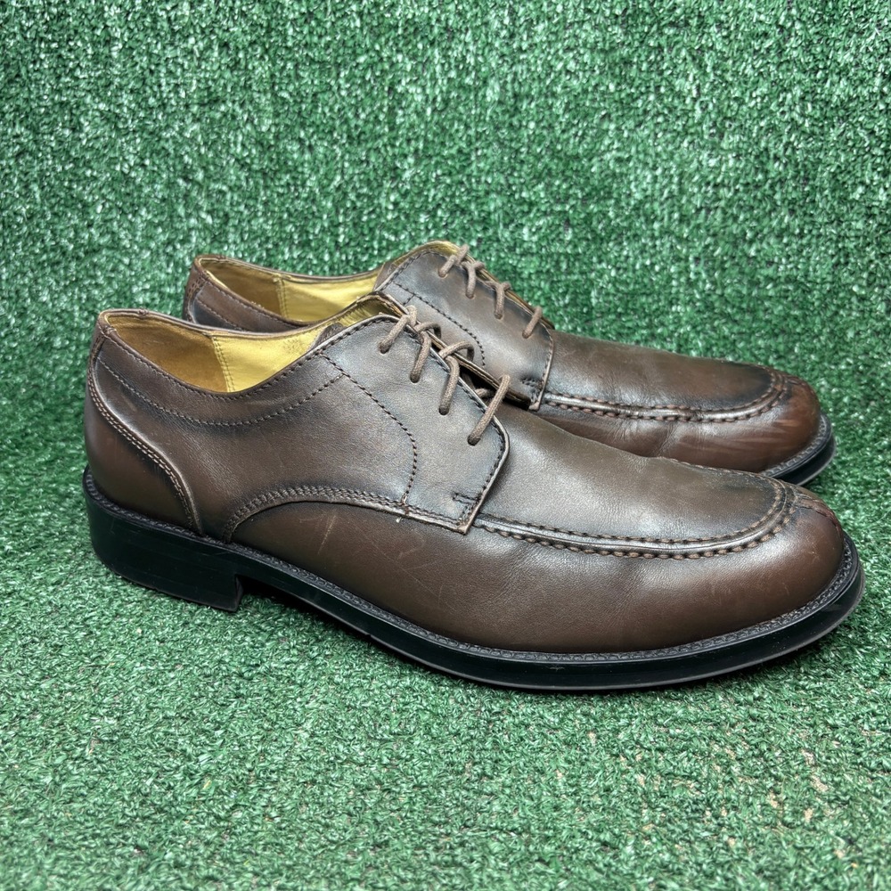 Dockers Phoenician Mahogany Dress Shoes Leather Moc Toe Oxford Brown Mens Sz 10M